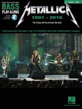 Bass Play-Along, Vol. 22: Metallica 1991-2016 Guitar and Fretted sheet music cover